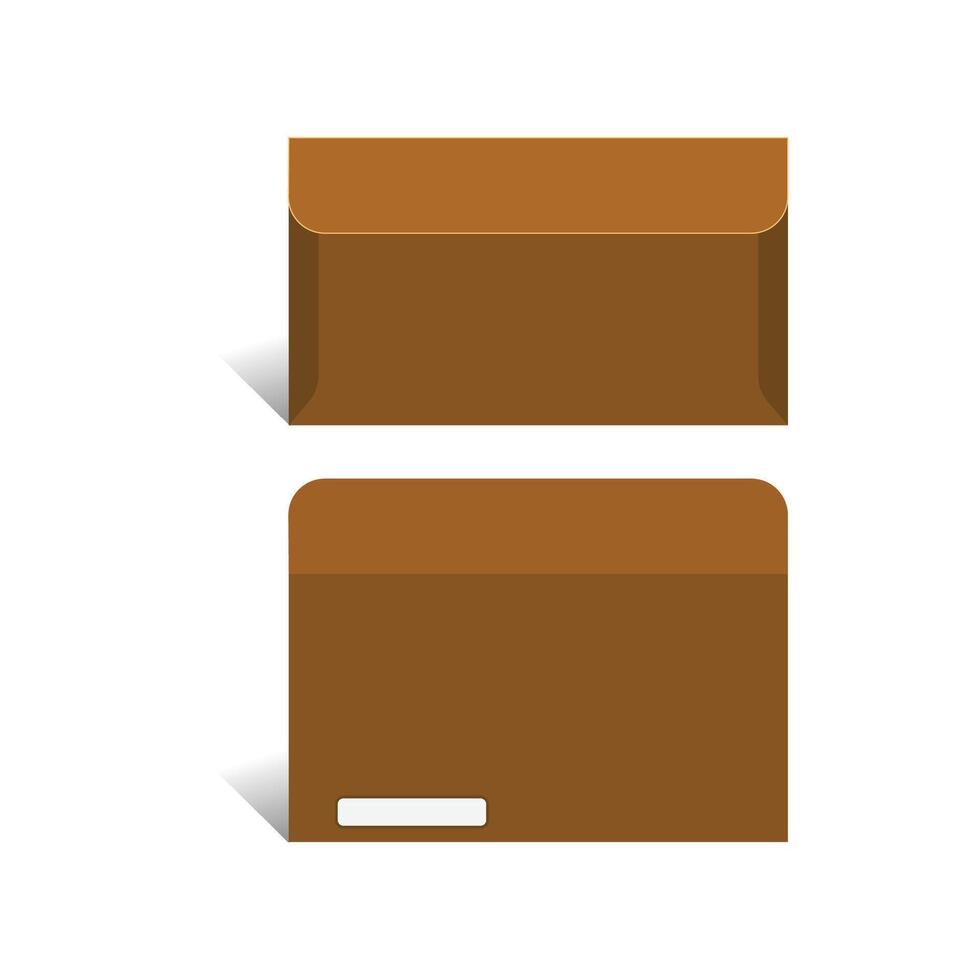 Envelope Die line template, With 3D Box, Size 9.5 x 6.5 in, File vector