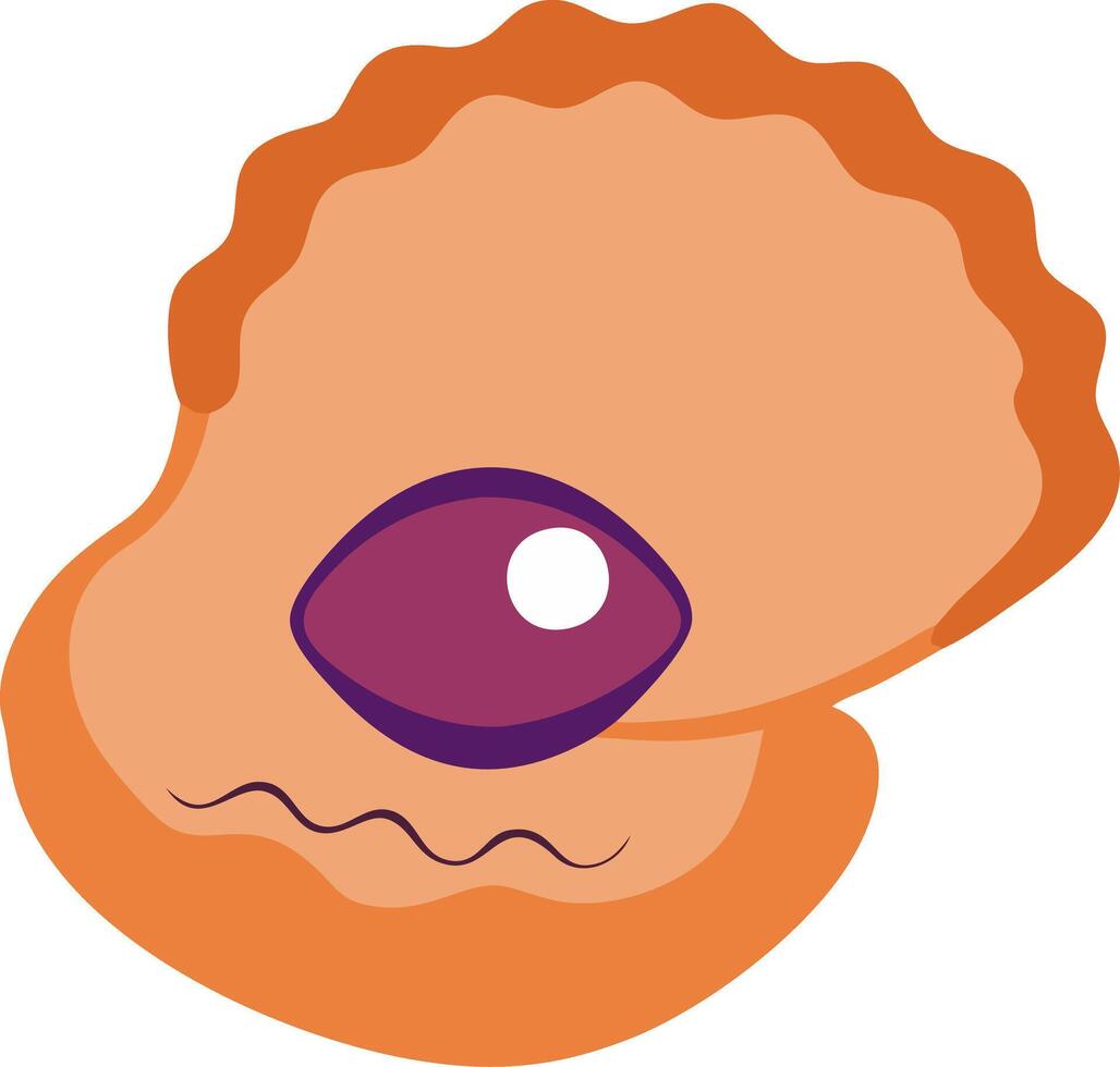 Abstract Colorful Cyclops Eye Sea Creature Illustration for Creative Projects vector