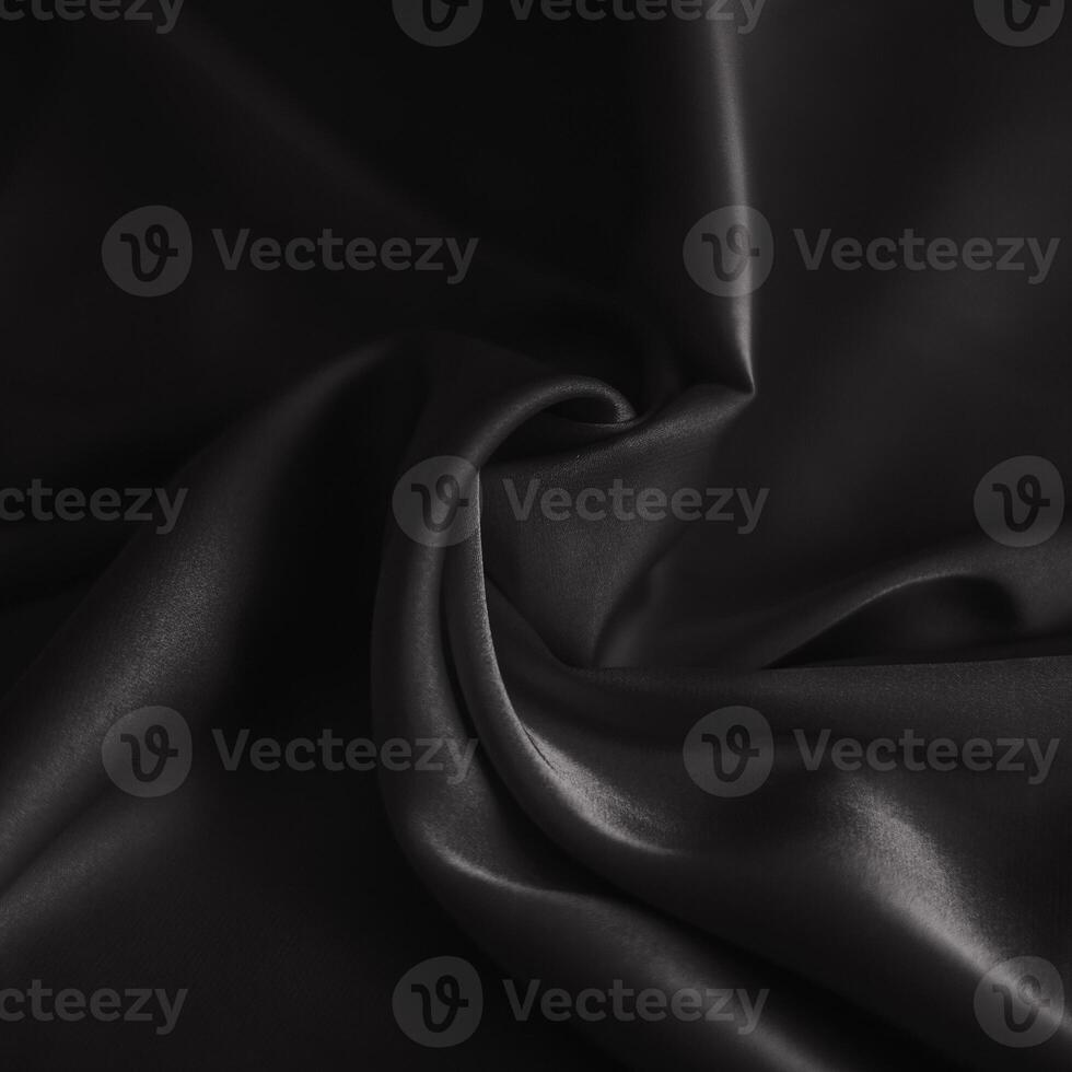 photo of dark grey silk fabric template of fabric roll of fabric