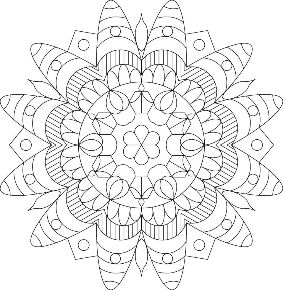 Mandala Design - Perfect for Prints and Wall Art vector