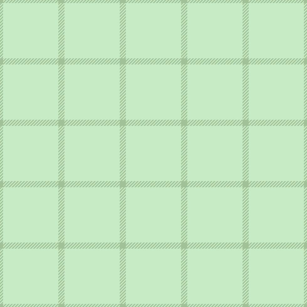 Subtle sage green plaid pattern. Perfect for backgrounds, textiles, or packaging design. Clean, minimalist aesthetic evokes tranquility and freshness. Versatile image for various applications. vector