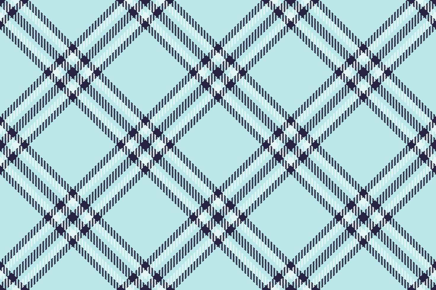 Elegant pastel blue and navy diagonal plaid pattern. Perfect for textile design, fashion, home decor, or website backgrounds. This timeless design evokes feelings of serenity and sophistication. vector