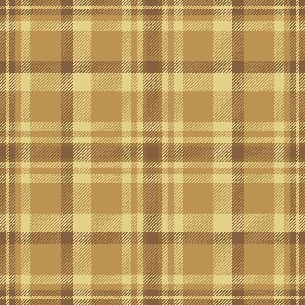 Elegant beige and brown plaid pattern. Perfect for textile design, autumnal themes, rustic backgrounds, or website textures. Creates a warm, sophisticated, and timeless aesthetic. vector