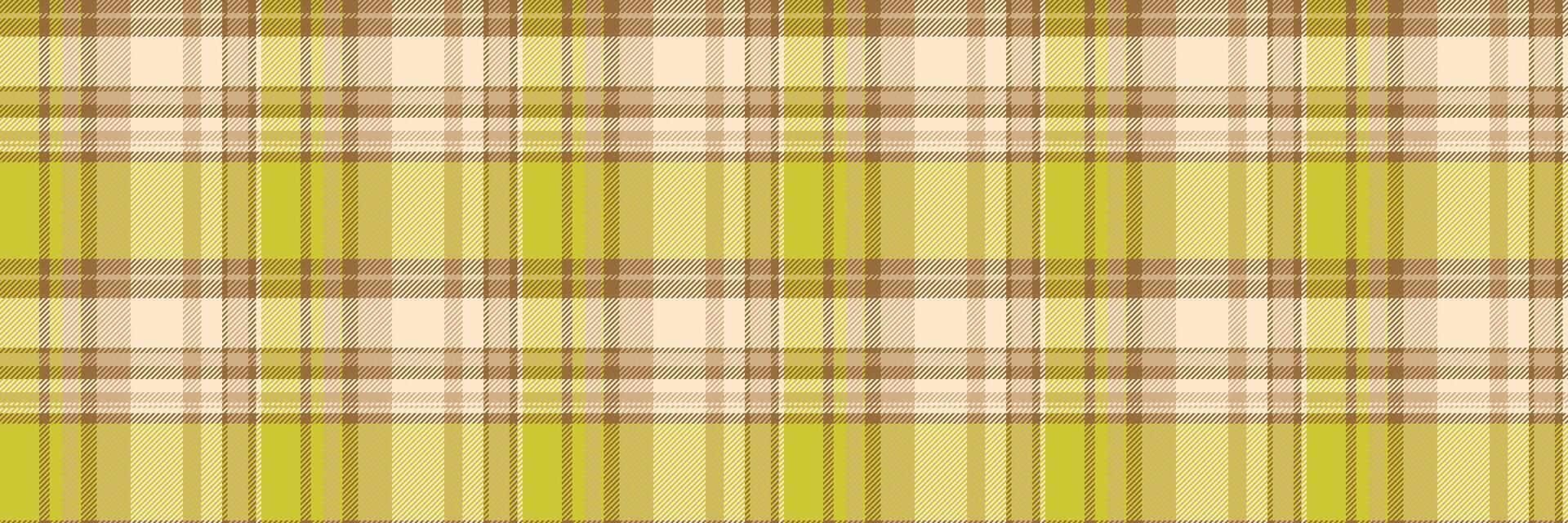 Subtle yet striking yellow and brown plaid pattern. Perfect for textile design, website backgrounds, or stationery. This versatile image evokes feelings of warmth and calmness. vector