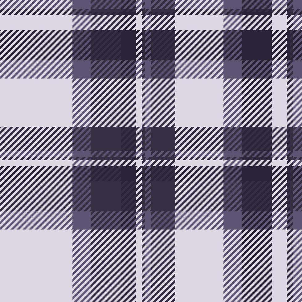 Uk fabric pattern , shirt texture plaid textile. Random seamless background check tartan in dark and white colors. vector