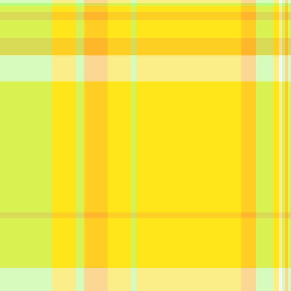 Vibrant yellow and lime green plaid pattern. Perfect for backgrounds, website design, or textile projects. This cheerful, optimistic image evokes feelings of summer and energy. vector