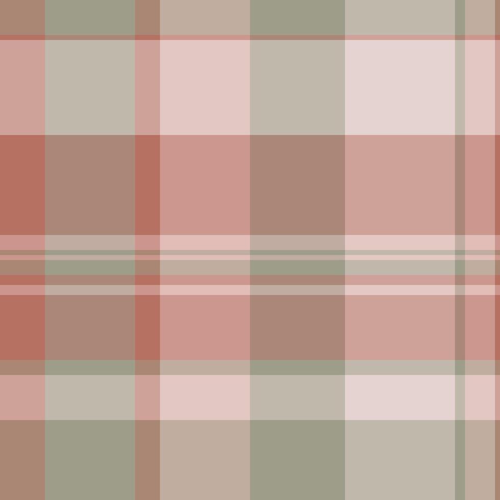 Subtle pastel plaid pattern in muted pinks, greens, and browns. Perfect for backgrounds, textile designs, or creating a soft, calming aesthetic. vector