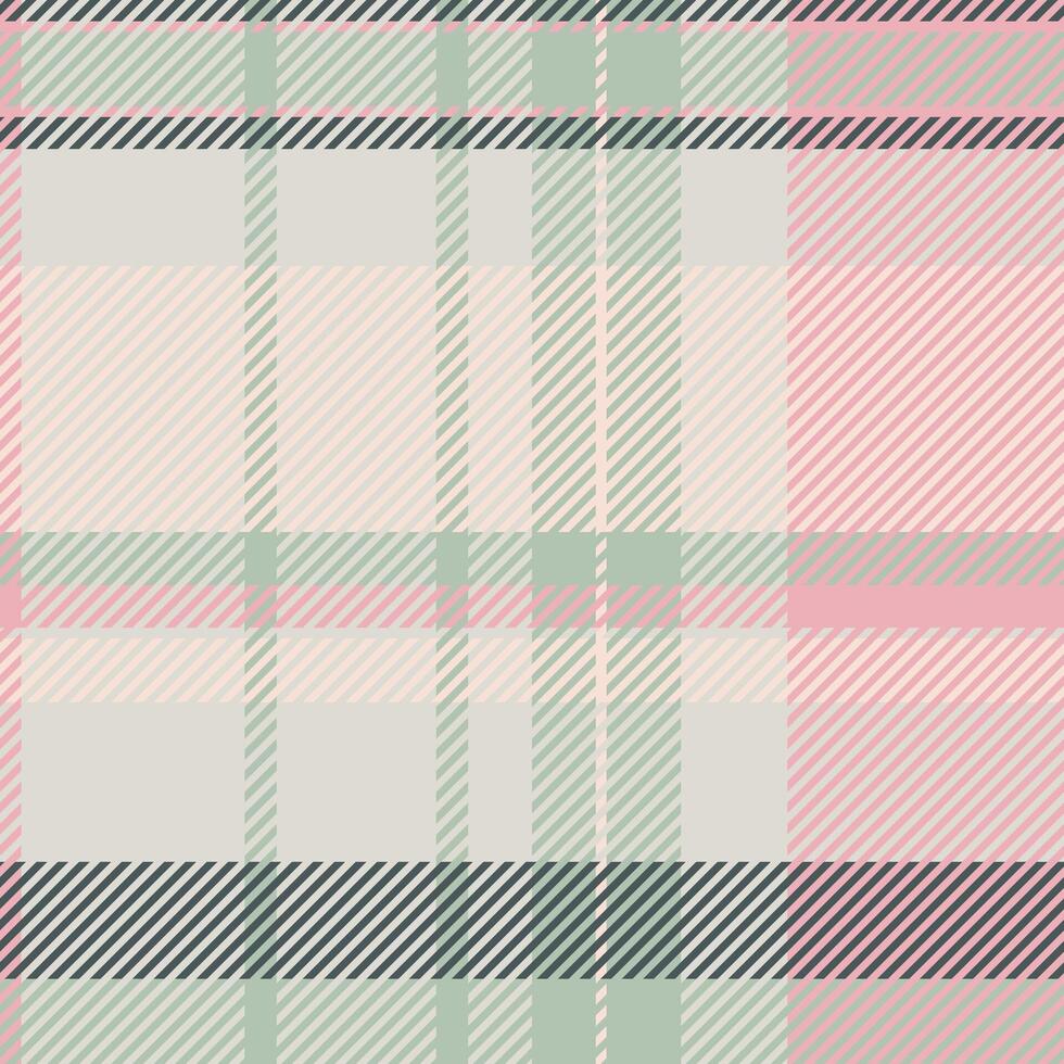 Geometry plaid seamless tartan, loft background pattern texture. Party fabric textile check in light and white colors. vector