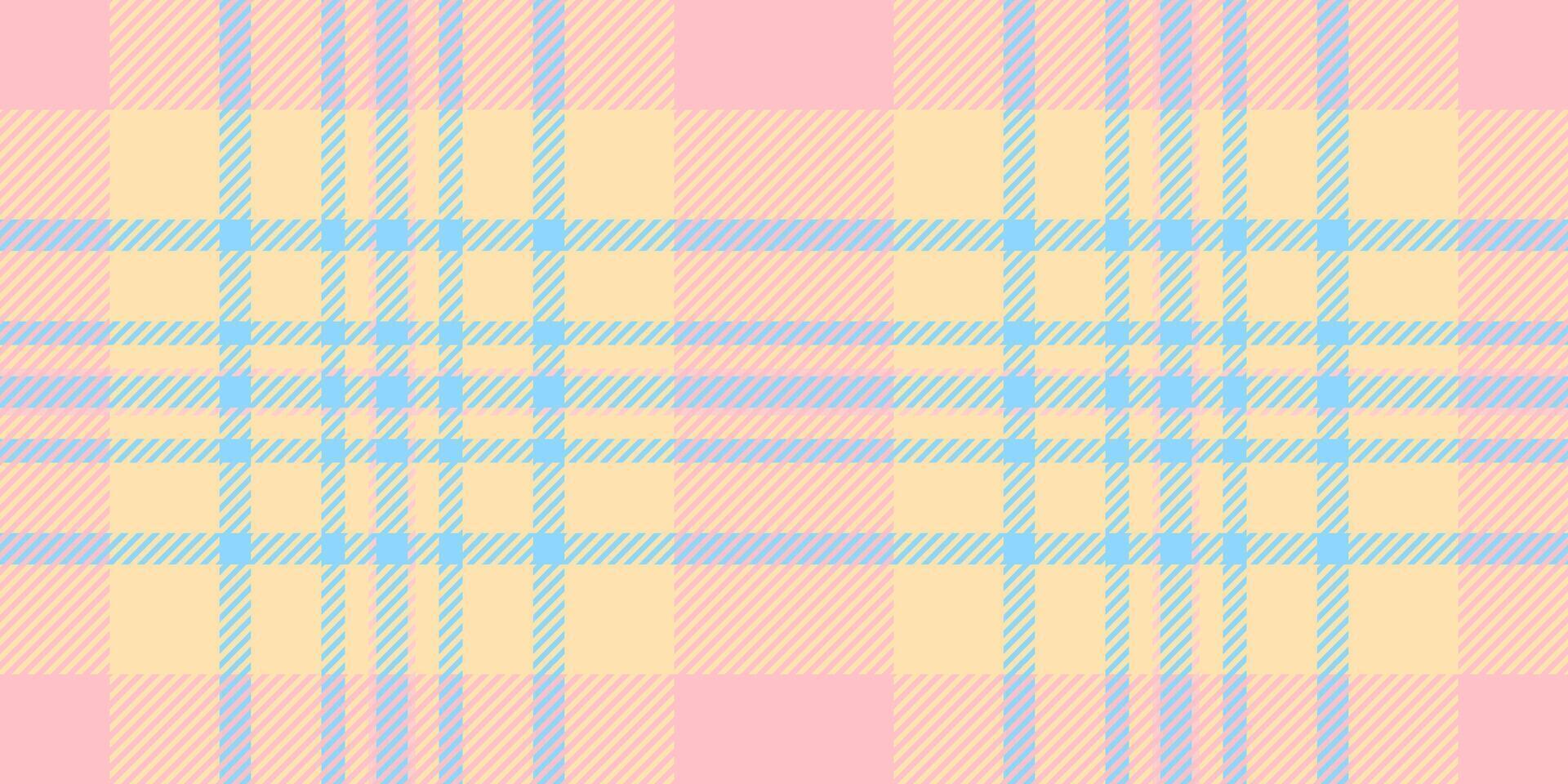 Pastel plaid pattern, perfect for textile design, fashion, and branding. Soft, delicate colors evoke feelings of calmness and joy. Ideal for websites, stationery, or apparel. vector