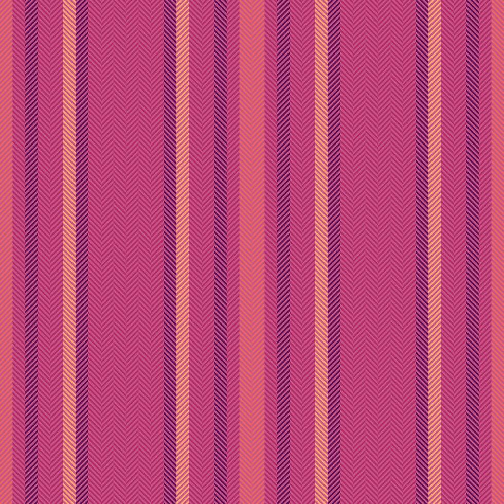 Selection stripe fabric, rich pattern textile seamless. Chinese new year texture lines background vertical in pink and magenta colors. vector