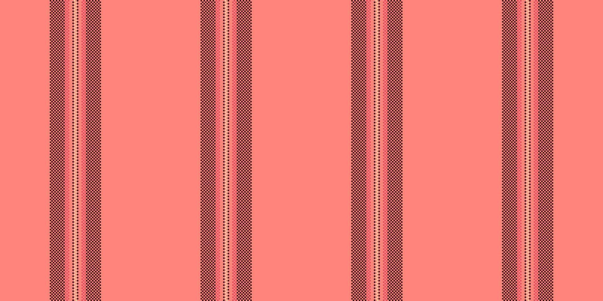 Paisley seamless vertical fabric, jpg background textile . Rlow lines texture stripe pattern in red and dark colors. vector
