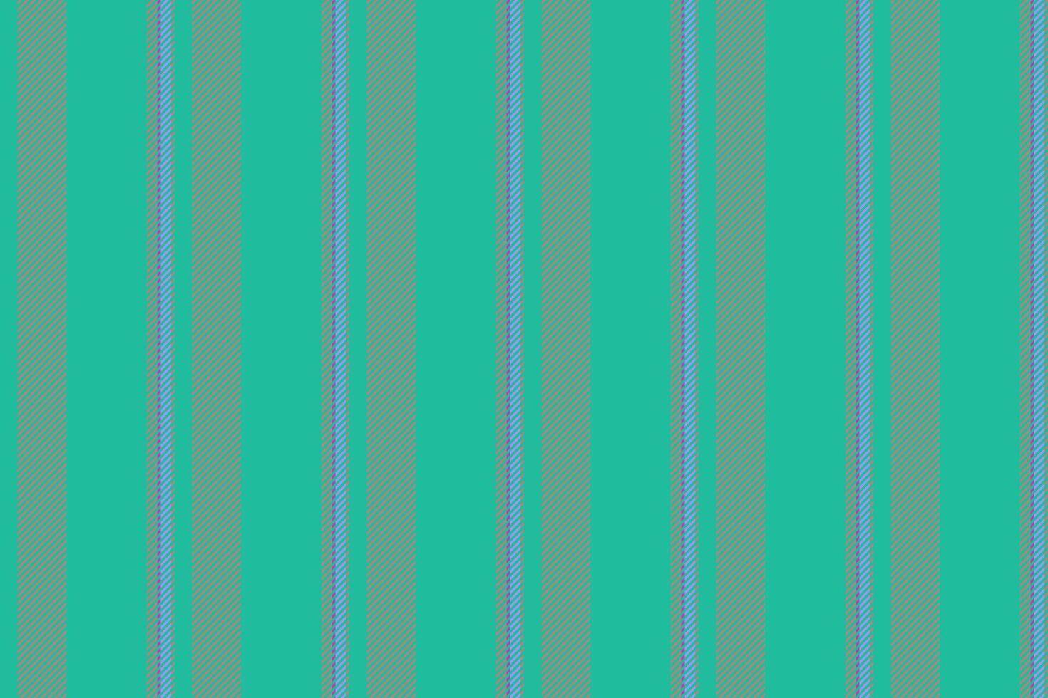 Italy textile fabric, patch vertical pattern seamless. Minimal background lines stripe texture in teal and pastel colors. vector