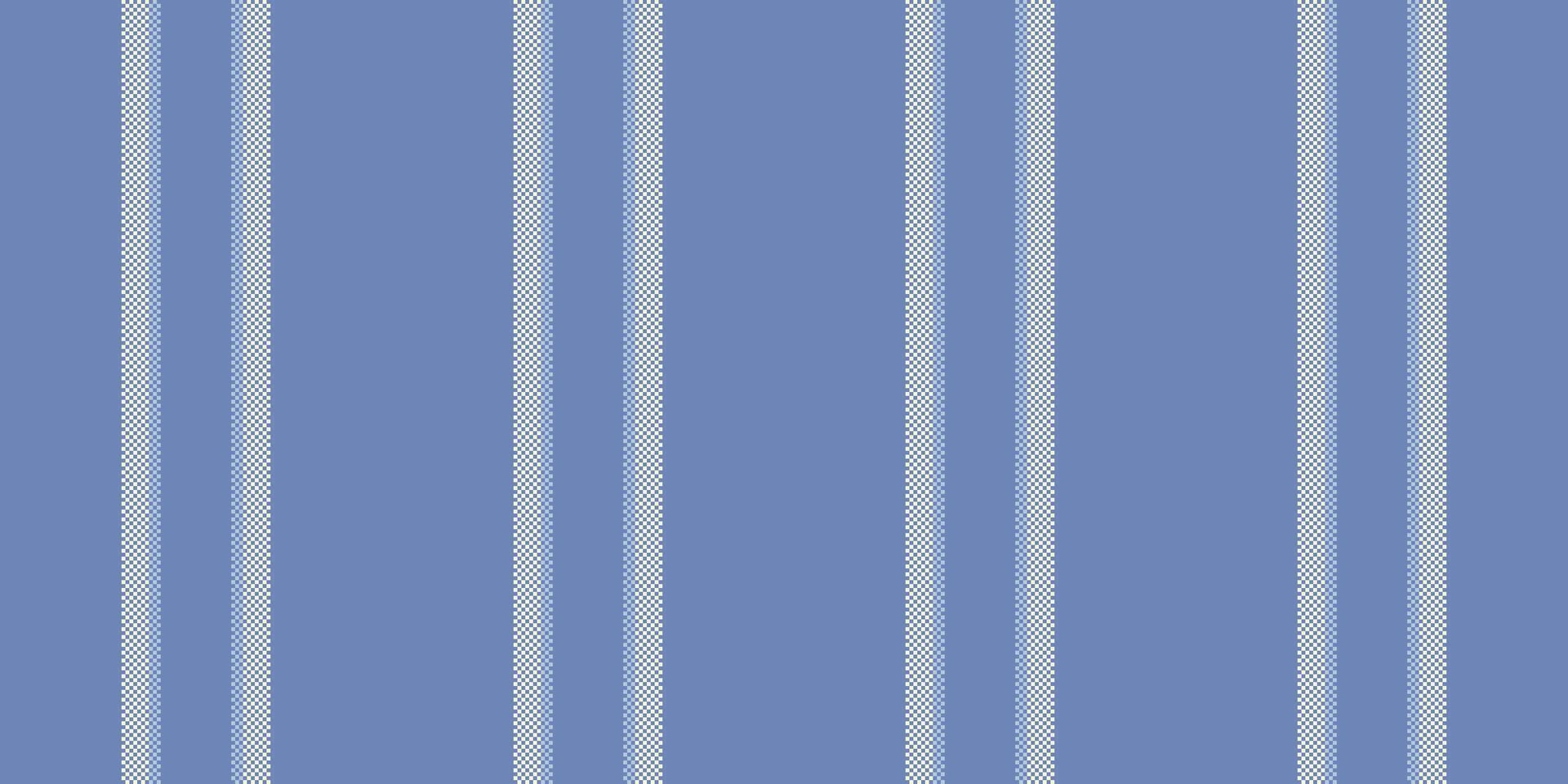 Eepetition lines pattern background, multicolored fabric seamless stripe. Woster texture textile vertical in blue and light goldenrod yellow colors. vector