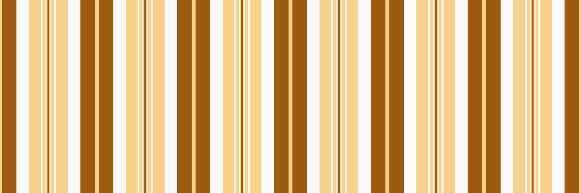 Pomantic fabric vertical textile, hotel stripe seamless . Cerfection texture pattern background lines in amber and white colors. vector