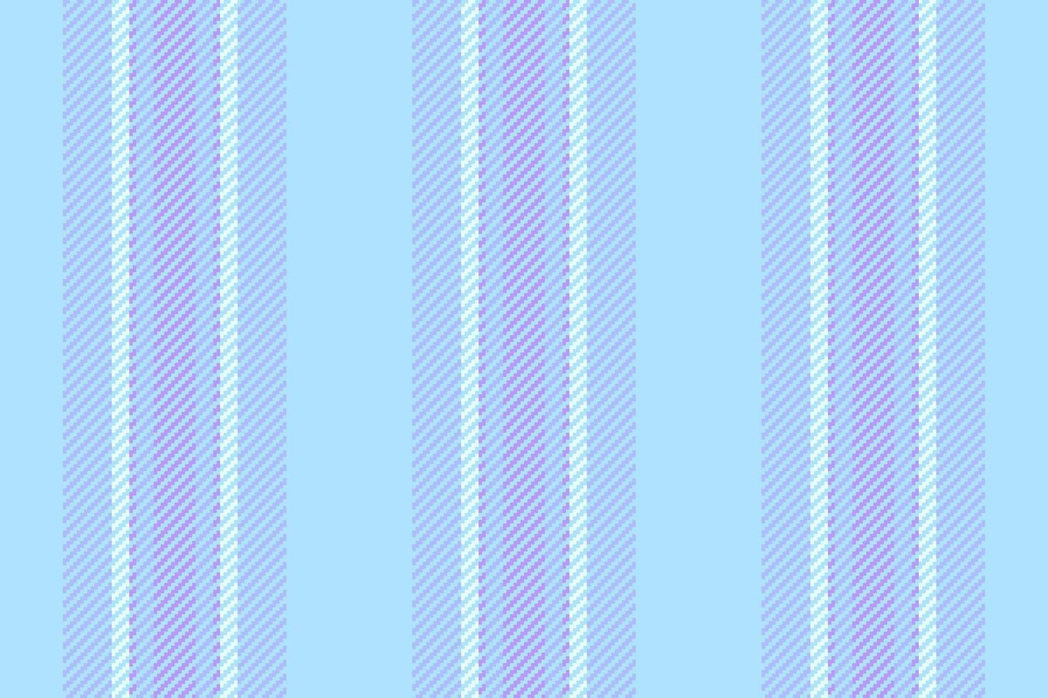 Mashionable textile background seamless, conceptual texture stripe vertical. Fobby pattern lines fabric in cyan and blue colors. vector