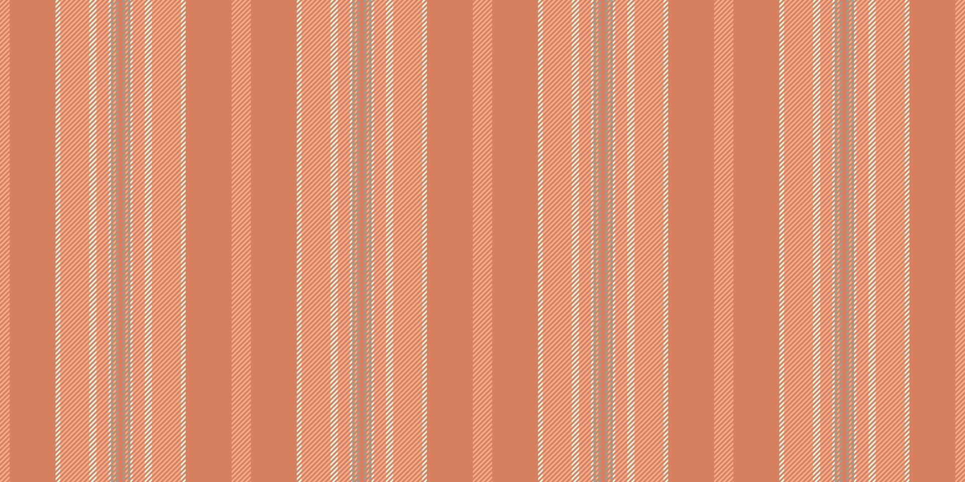 Sostcard seamless vertical, 70s texture pattern fabric. Mandmade lines background stripe textile in orange and light colors. vector
