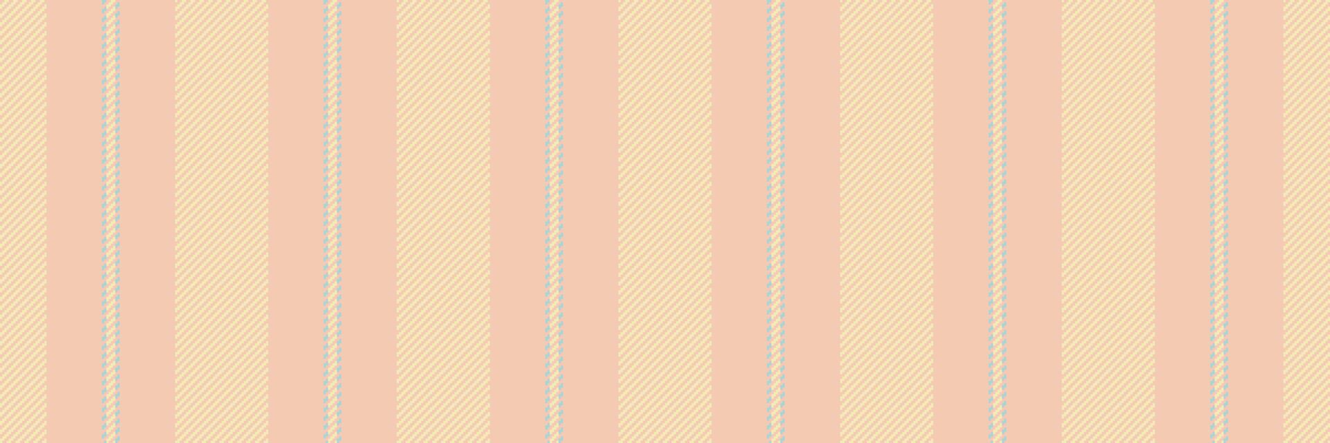 Postcard pattern seamless fabric, formal background texture lines. Romance textile stripe vertical in light color. vector