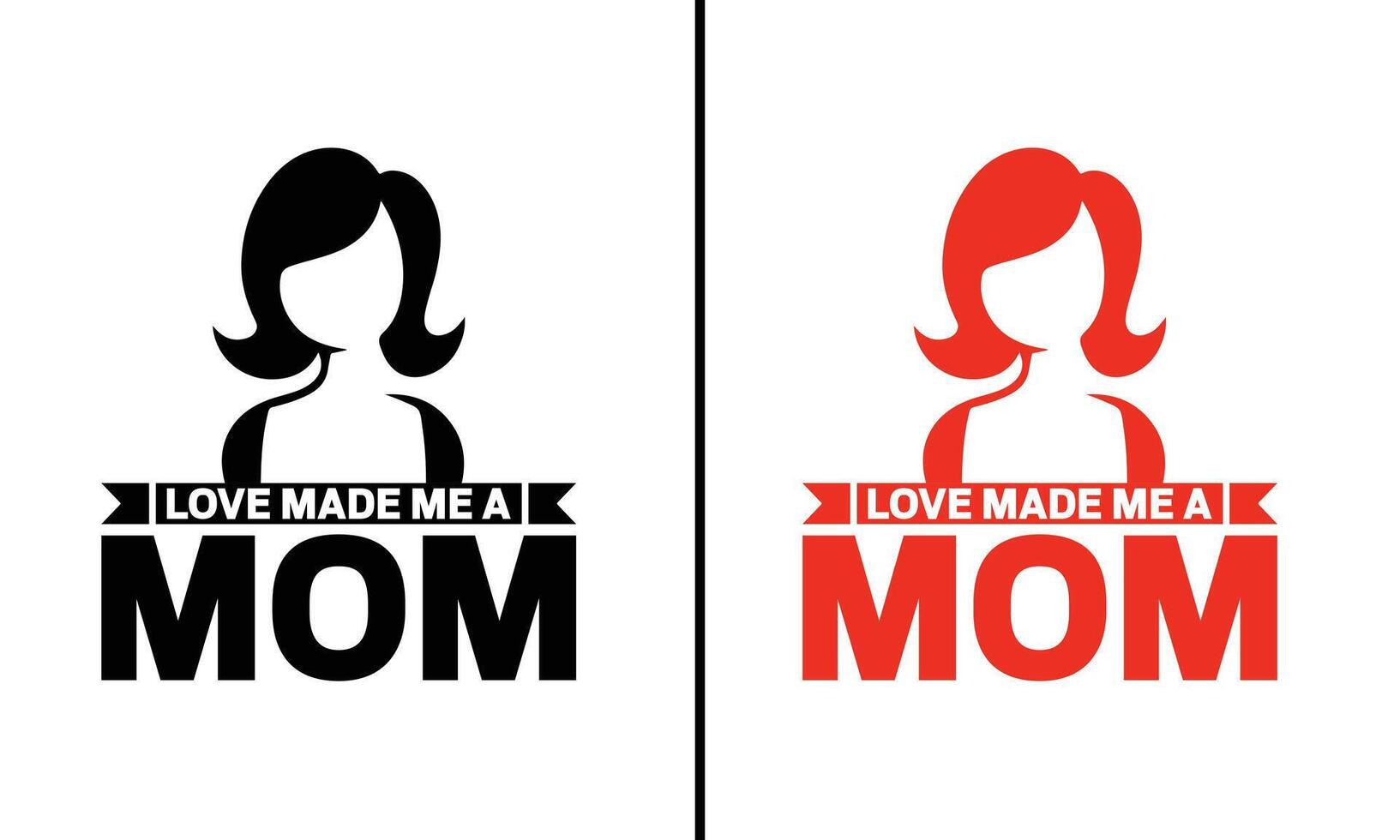 Mother's Day Mom Tshirt Design. Use for shirts, mugs, stickers, Cards, etc. vector