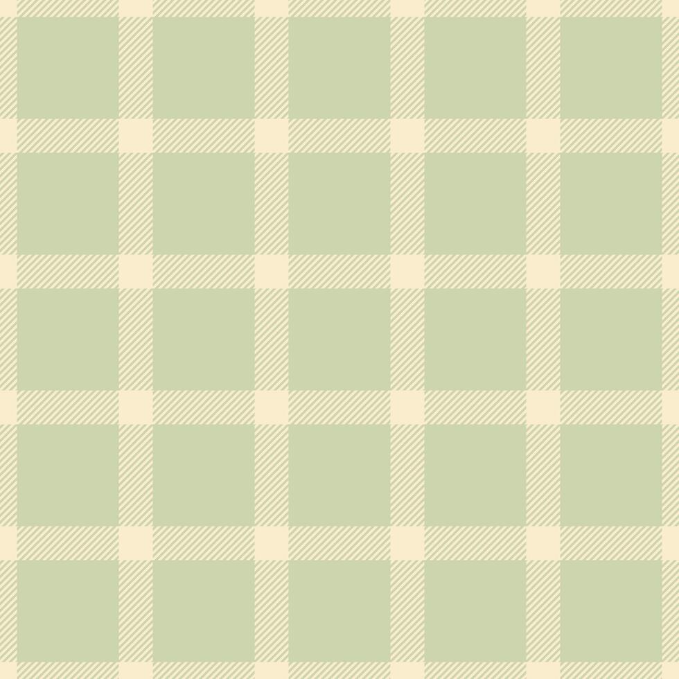 Tape check texture seamless, worldwide background tartan . Funky pattern fabric plaid textile in blanched almond and light colors. vector