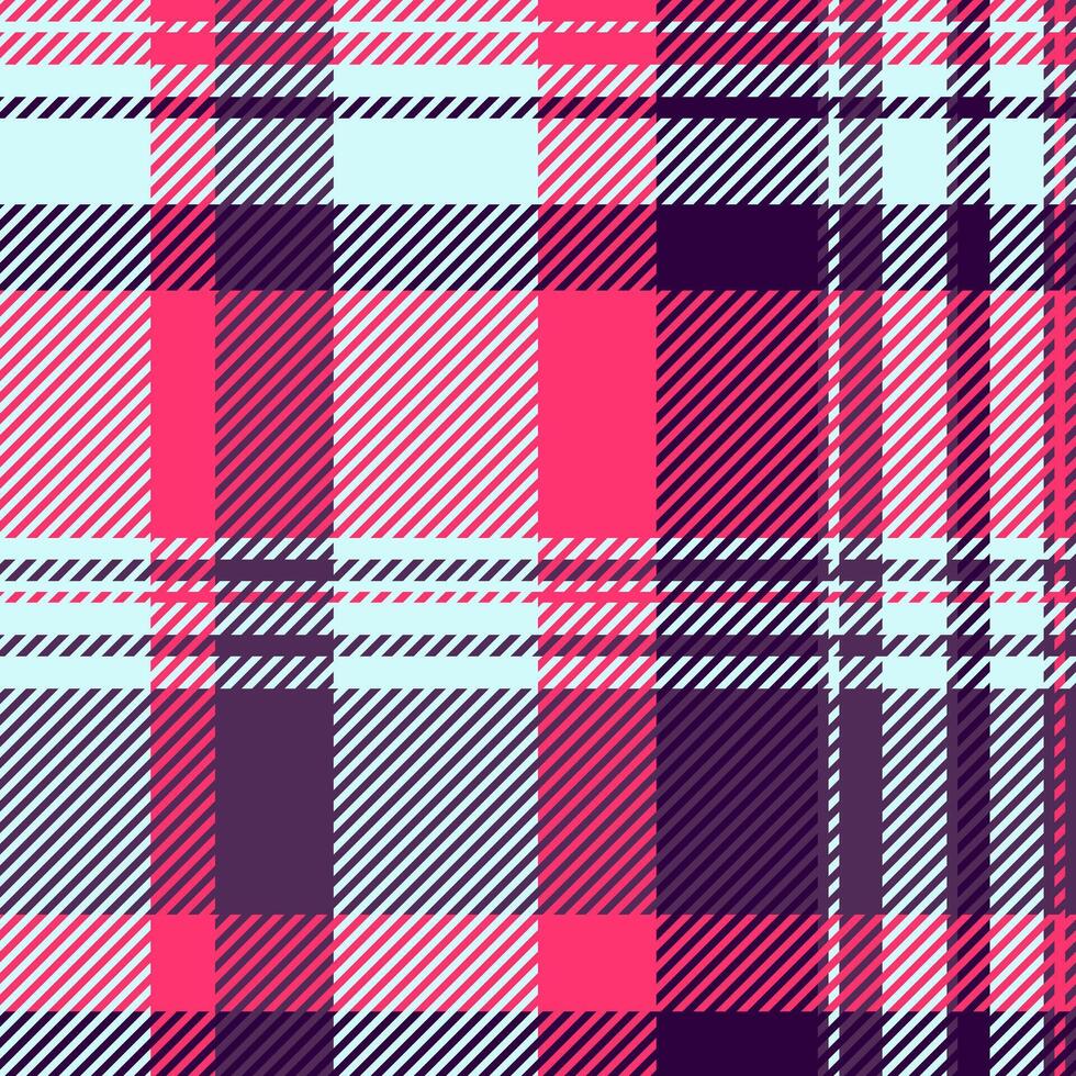 Greeting card check seamless pattern, underwear plaid fabric . Content texture textile tartan background in light and red colors. vector