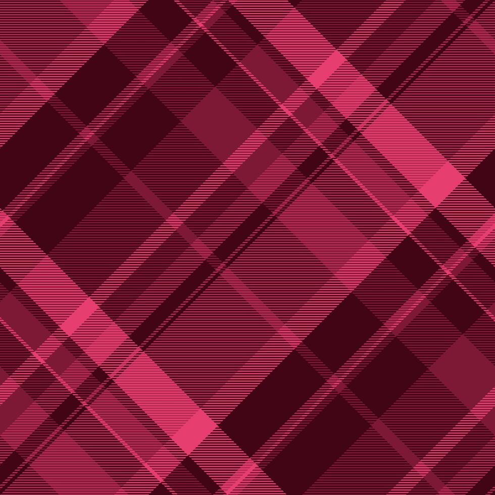 Age background plaid, geometry check texture tartan. Pop fabric seamless textile pattern in red and dark colors. vector