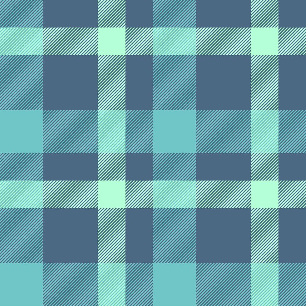 Sensual check background tartan, royalty pattern texture textile. Geometrical fabric seamless plaid in cyan and light colors. vector