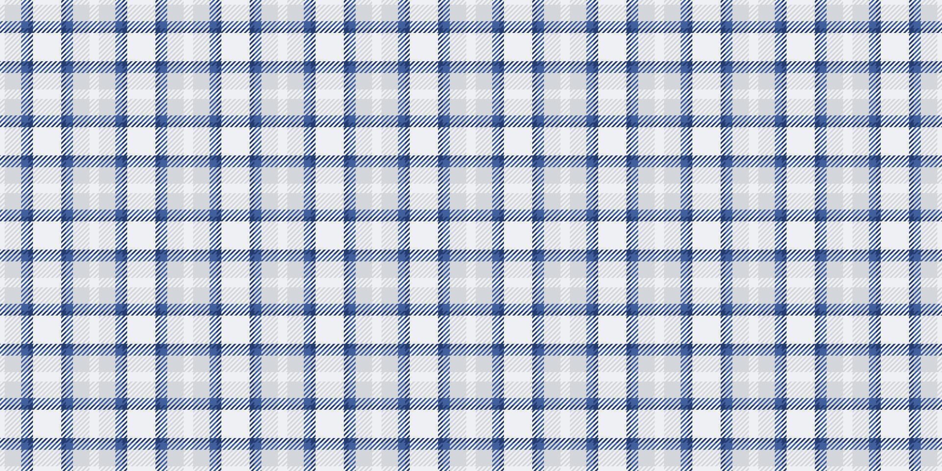 Backdrop fabric textile, tie pattern seamless check. Irish tartan plaid texture background in white and blue colors. vector