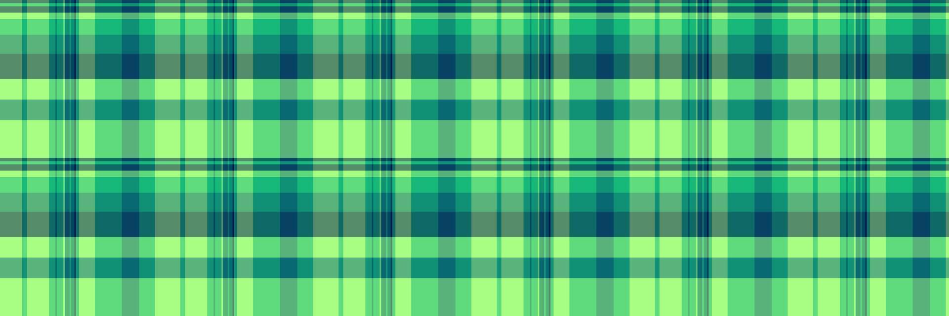 Online tartan background texture, collage fabric seamless check. Magazine textile plaid pattern in green and teal colors. vector