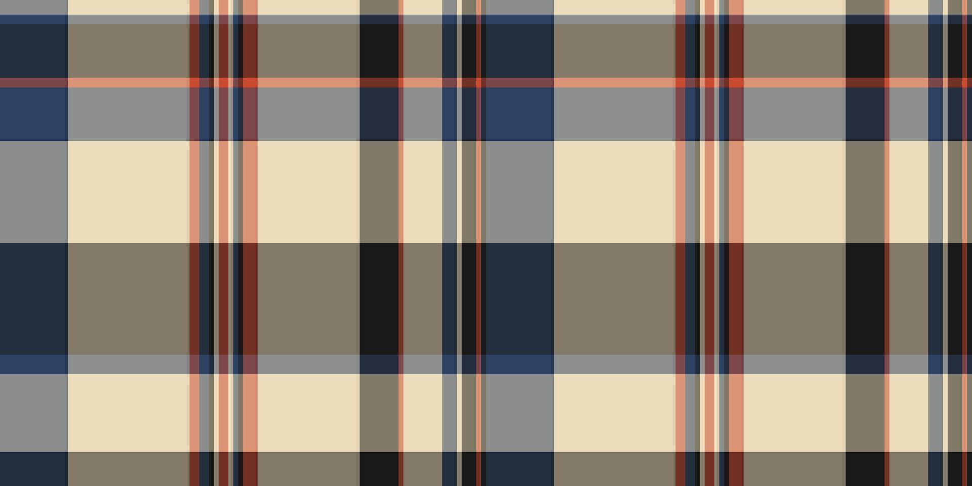 Serene fabric background, tiny seamless textile plaid. Stitched texture tartan check pattern in pastel and grey colors. vector