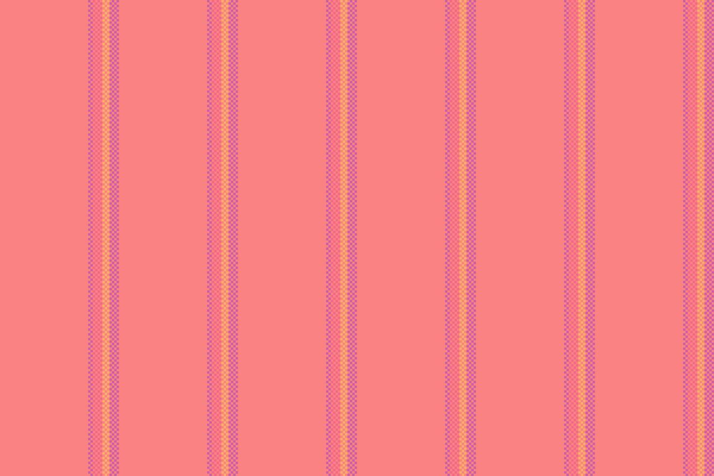 Sample textile fabric, school background stripe seamless. Customize lines texture vertical pattern in red and pink colors. vector