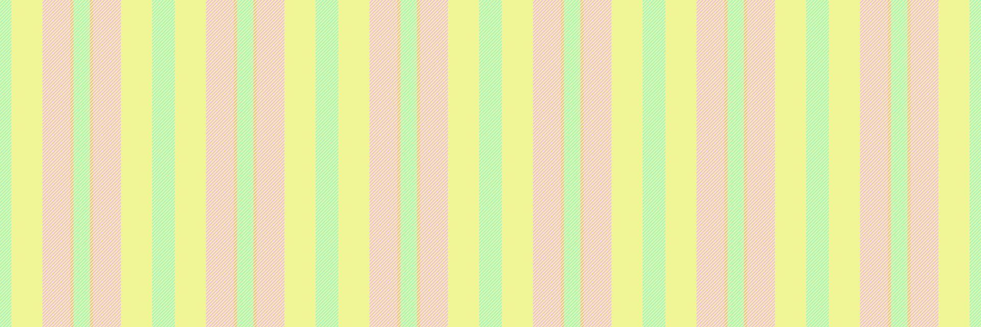 Retro textile pattern , dining background lines seamless. Ragged stripe fabric vertical texture in lime and light colors. vector