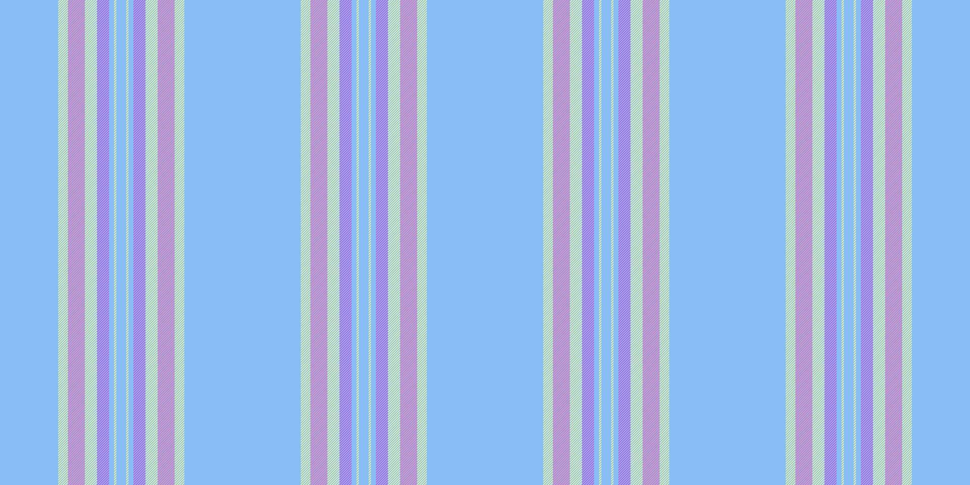 Duvet background lines stripe, wallpaper pattern fabric texture. Pure vertical seamless textile in blue and lime colors. vector