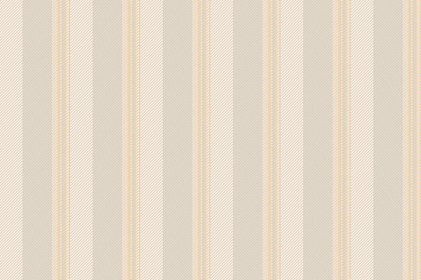 Teenage stripe fabric pattern, marriage lines background . Simplicity seamless vertical texture textile in light and amber colors. vector