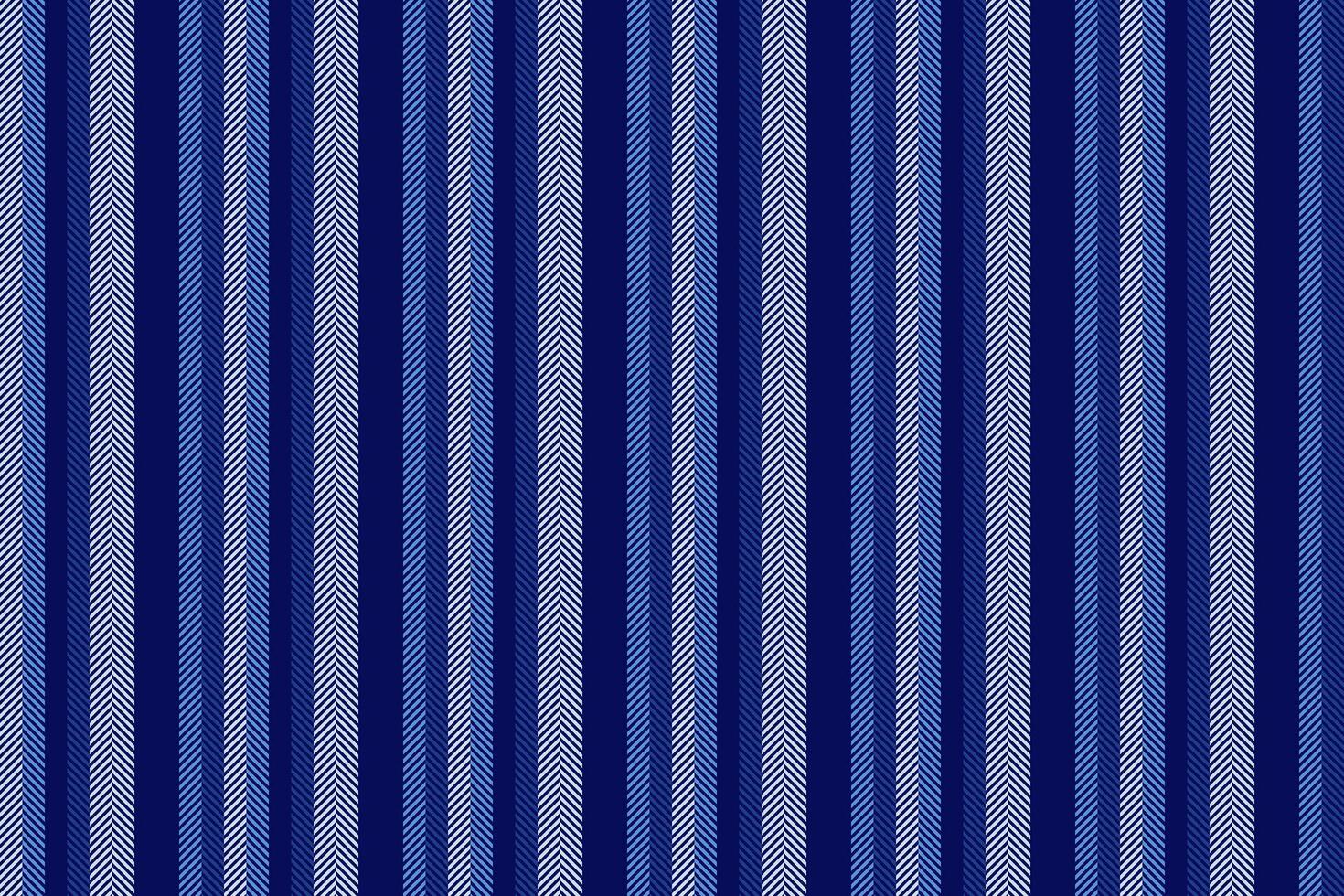 Deco textile stripe, picnic fabric lines vertical. Motif seamless pattern background texture in blue and light colors. vector