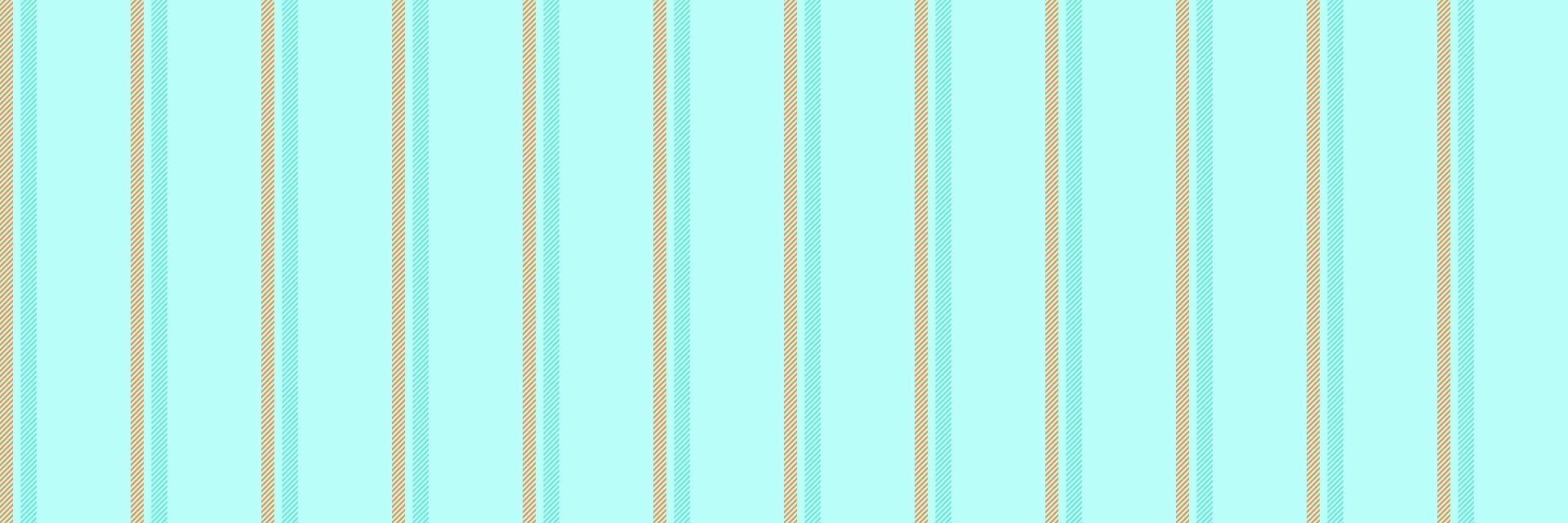Rough textile fabric lines, cut out background stripe vertical. Kid texture pattern seamless in light and teal colors. vector