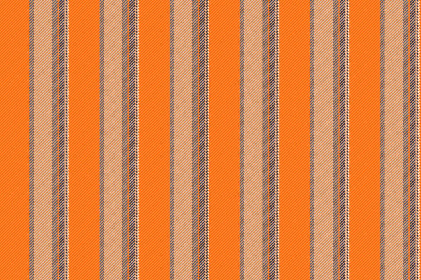 Japan textile fabric background, package seamless pattern. Purity texture lines vertical stripe in orange and bright colors. vector