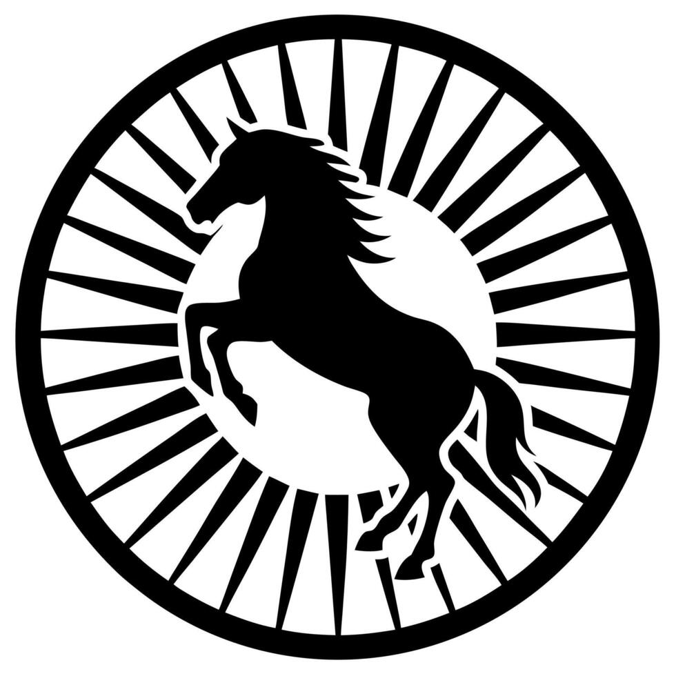Abstract Horse Logo Stylish and Professional Brand Identity vector