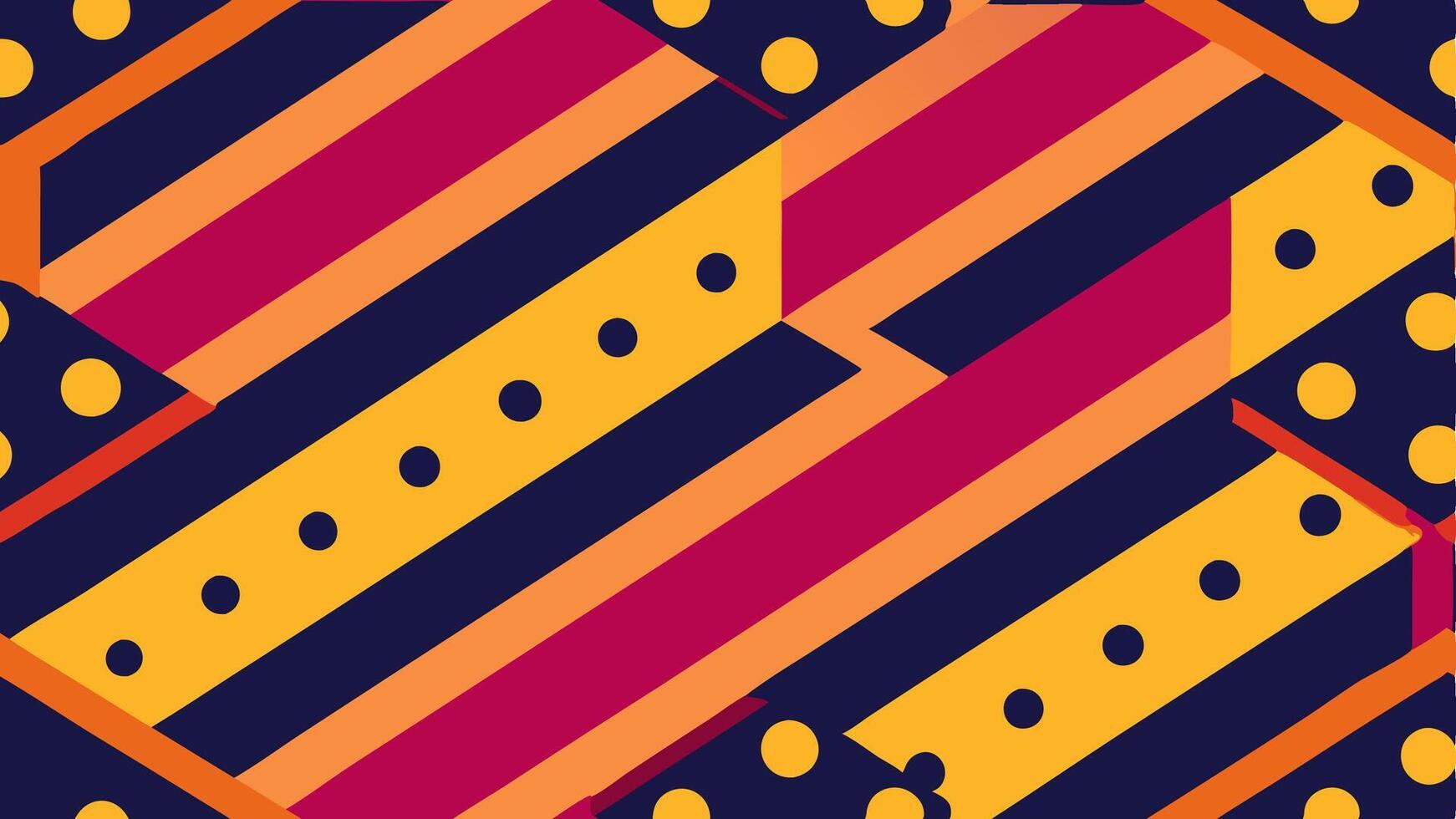 Trendy Seamless pattern with Diagonal Stripes in a Minimalist Style vector
