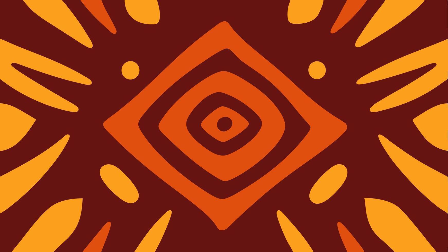 Abstract Tribal Inspired Pattern with Rough Texture for Designs vector