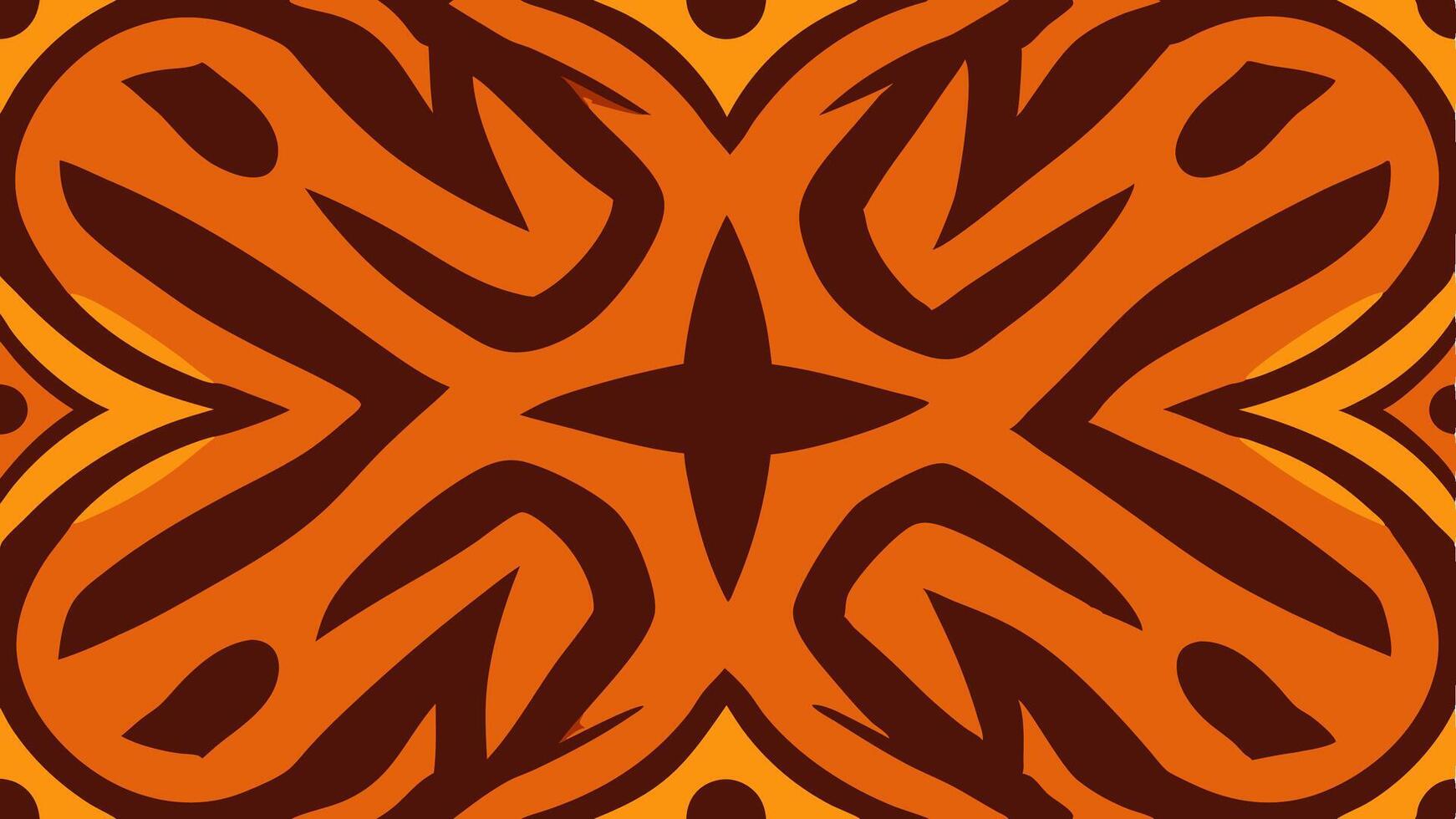 Abstract Tribal Inspired Pattern with Decorative and Designs vector