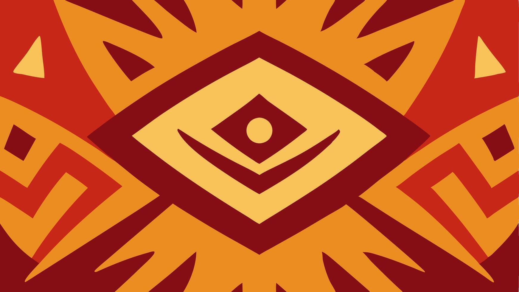 Abstract Tribal Inspired Pattern with Rough Texture for Decorative Fashion Designs vector