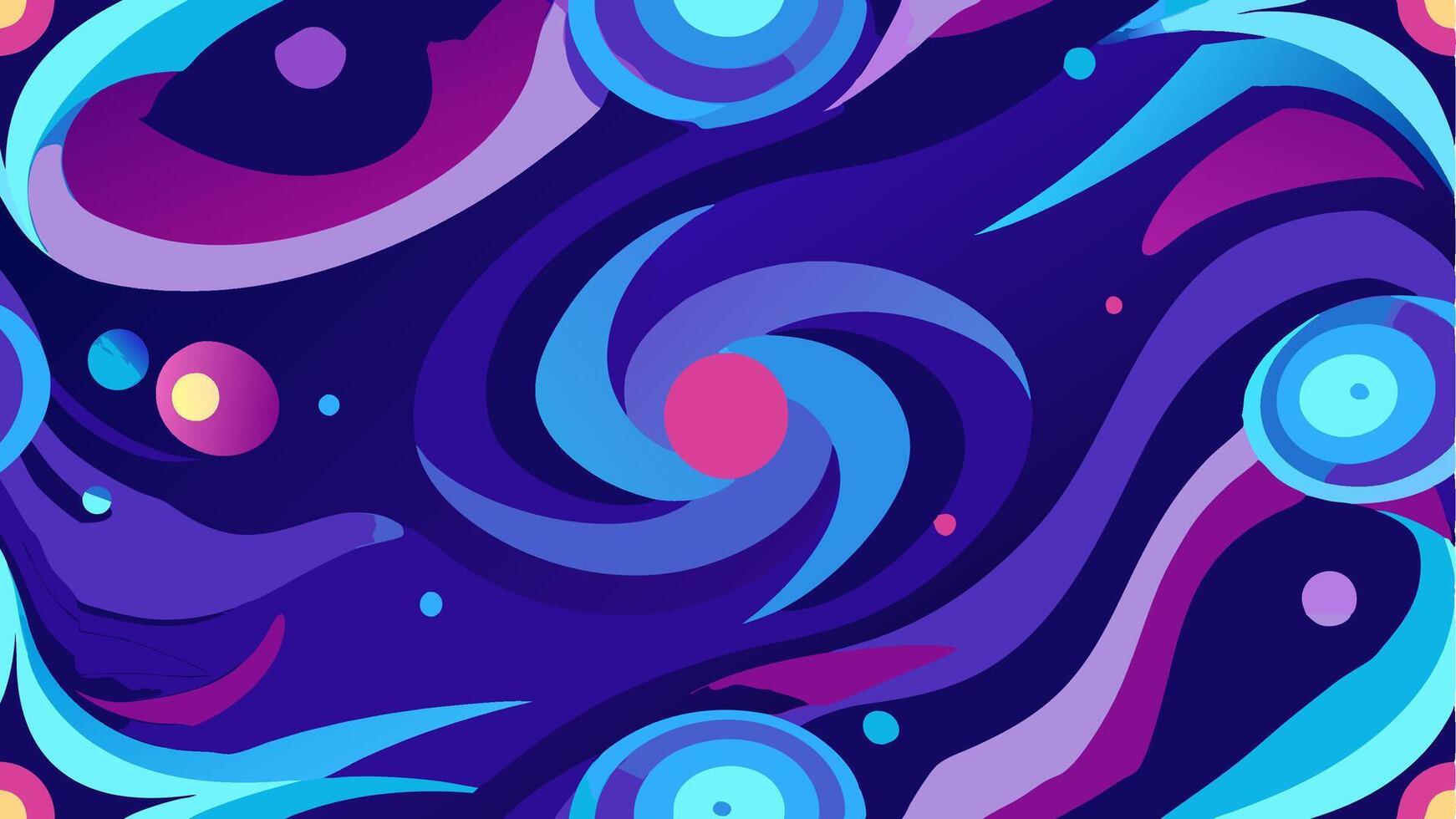 Modern Abstract Pattern by Cosmic Waves in Style vector