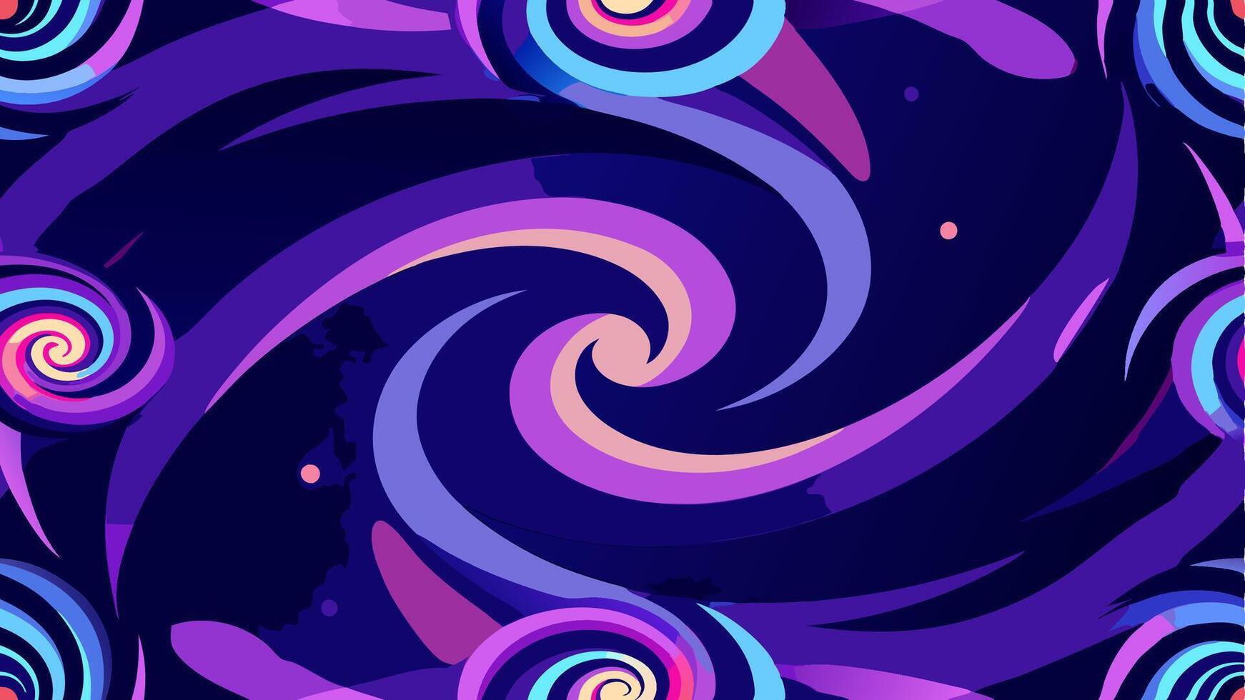 Modern Abstract Pattern Inspired by Cosmic Waves in a Futuristic Style vector