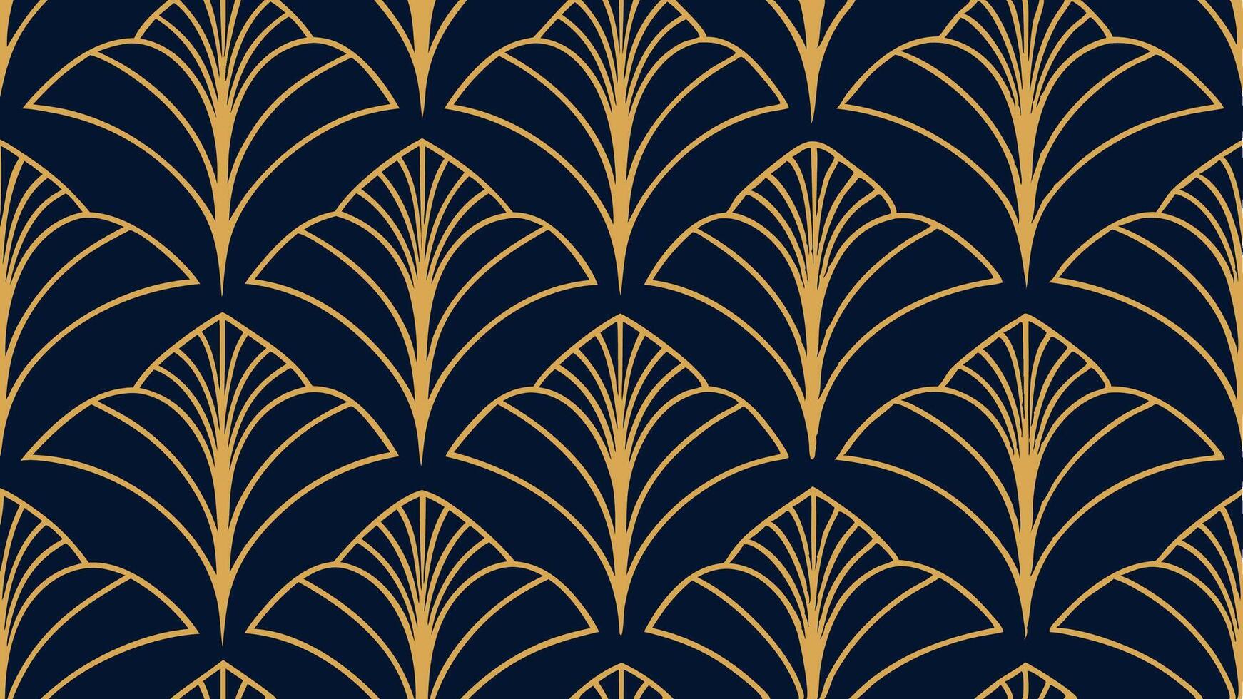 Seamless Art Deco Inspired Pattern with Elegant Geometric Design for Luxury and Modern vector