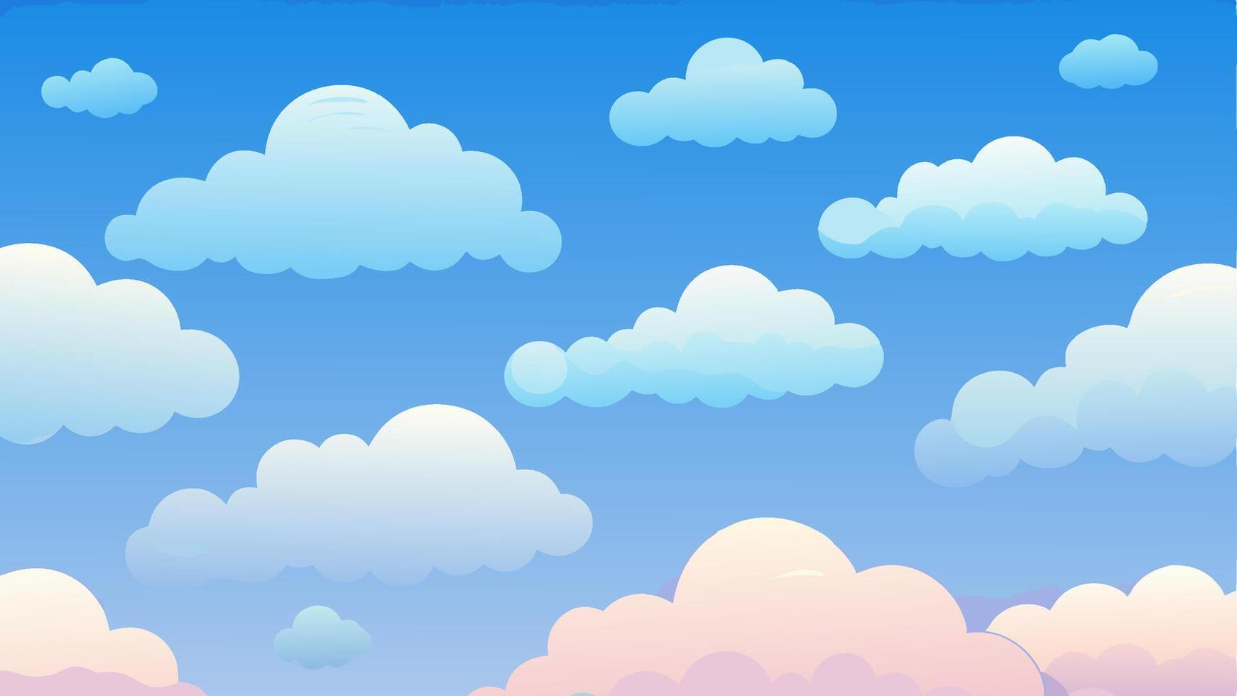 Cloud Inspired Seamless Pattern Design for Modern Interior and Fashion Application vector