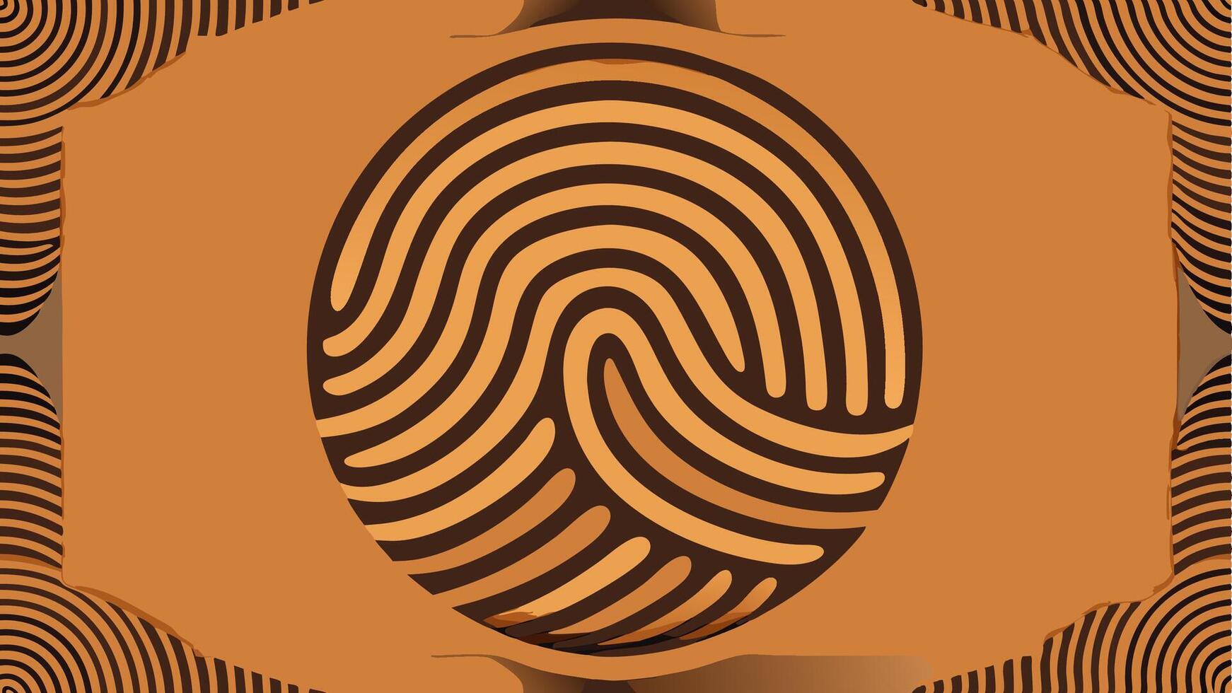 Hand Drawn Line Pattern Resembling a Finger Design Inspiration vector
