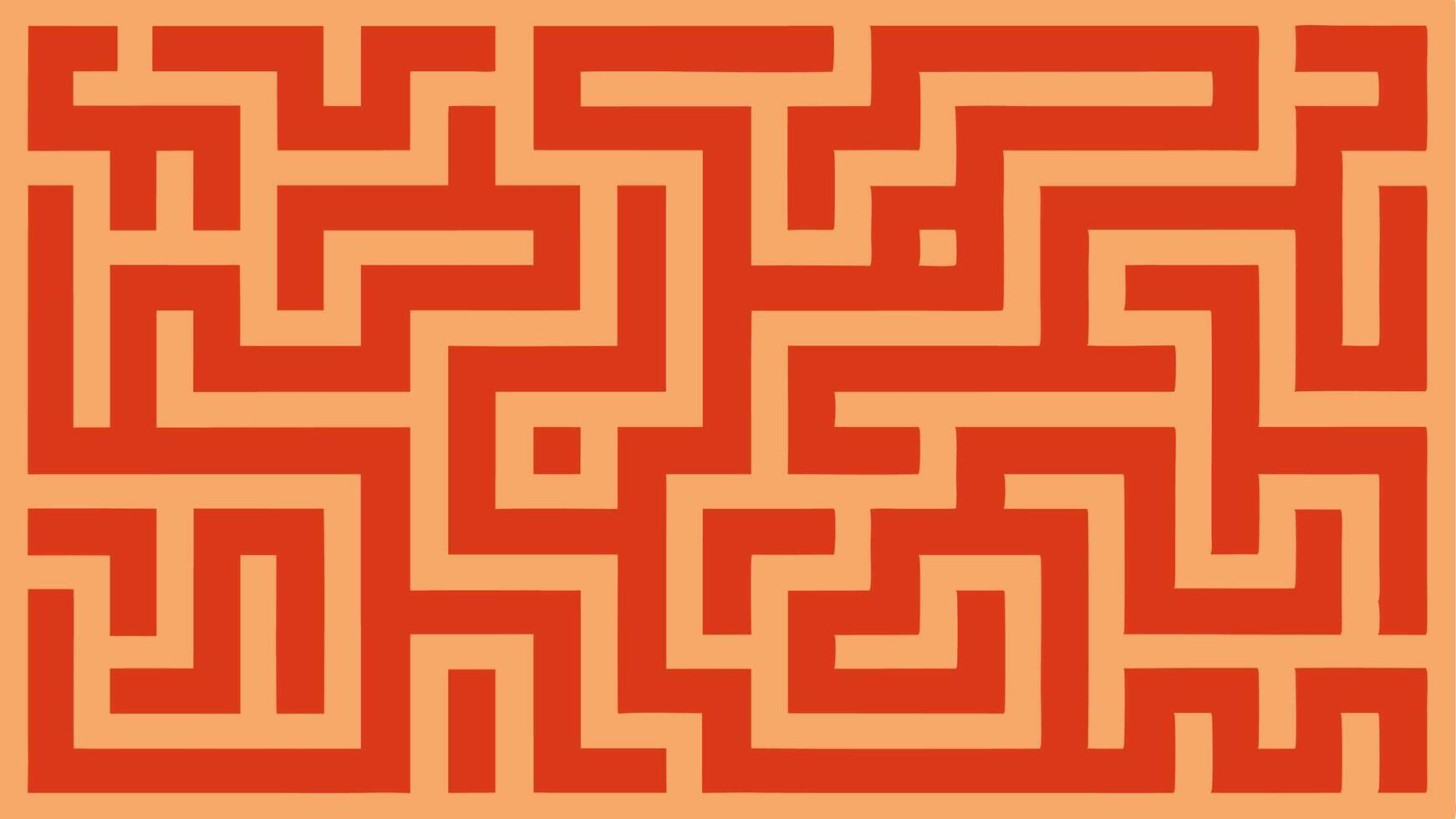 Maze Like Seamless Pattern Design with Interconnecting Lines Modern Geometric Style vector