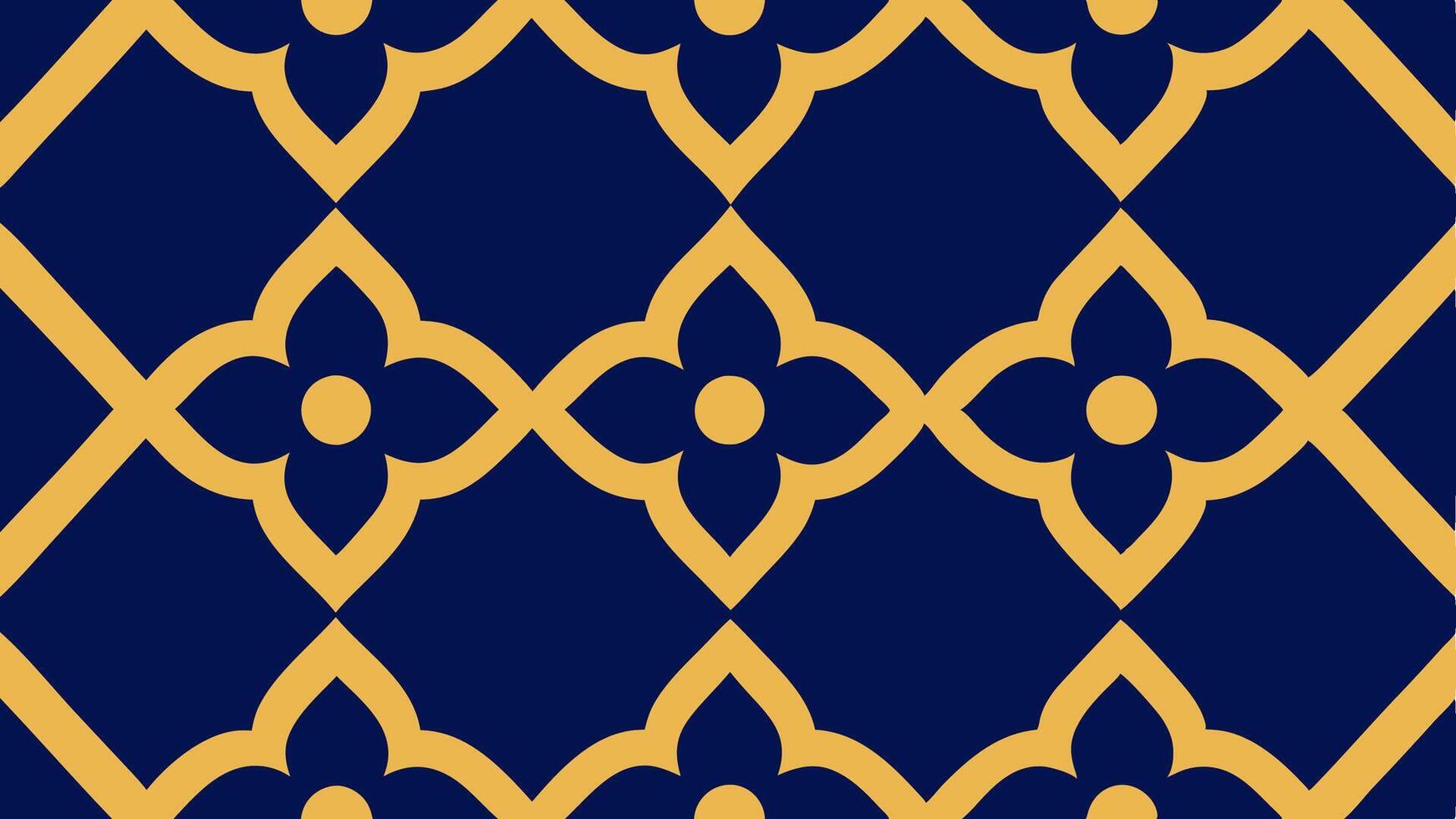 Moroccan Style Tile Pattern with Seamless Repeating Design Home and Interior Decor vector