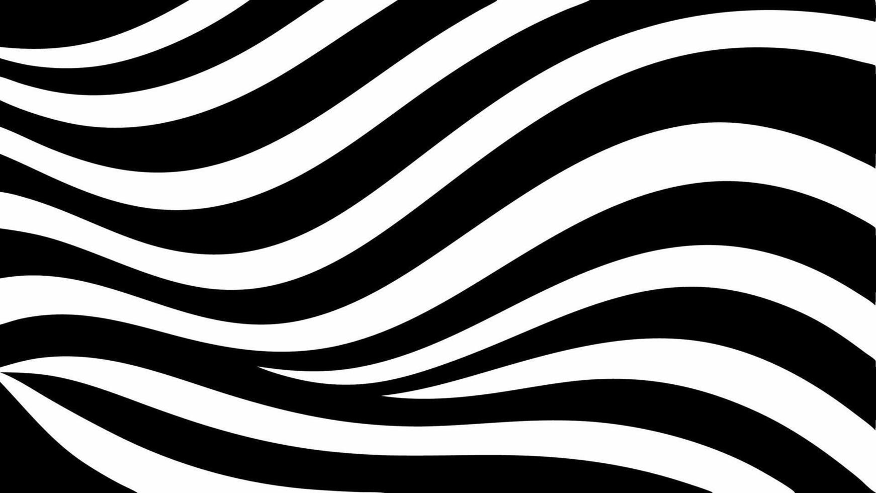 Seamless Zebra Pattern Design with Stylish Black White Stripes Illustration vector