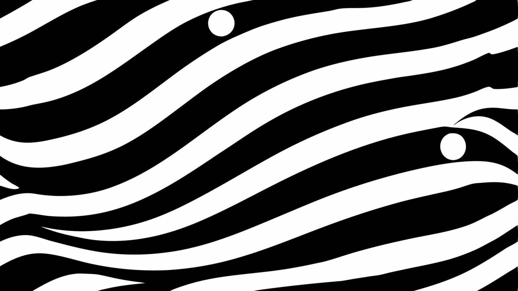 Seamless Zebra Pattern Design Stylish Black White Stripes Illustration vector